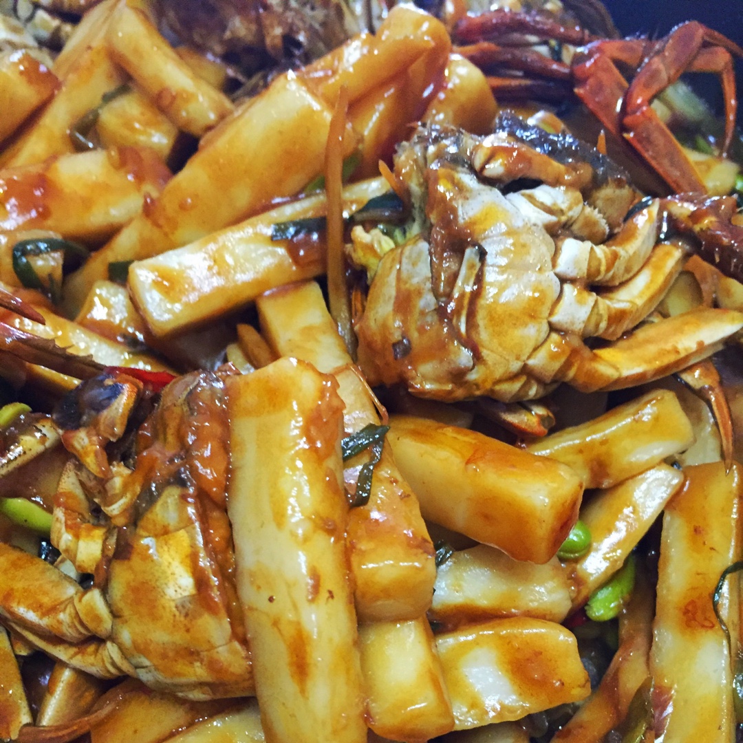 上海菜系代表之毛蟹年糕