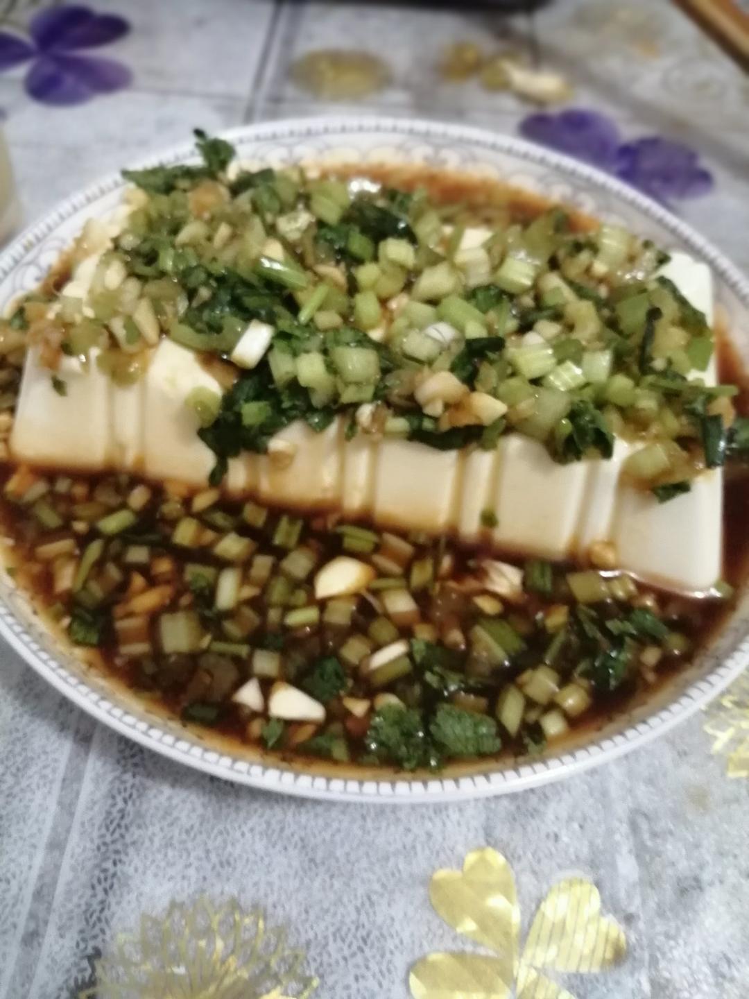 好吃的凉拌内酯豆腐