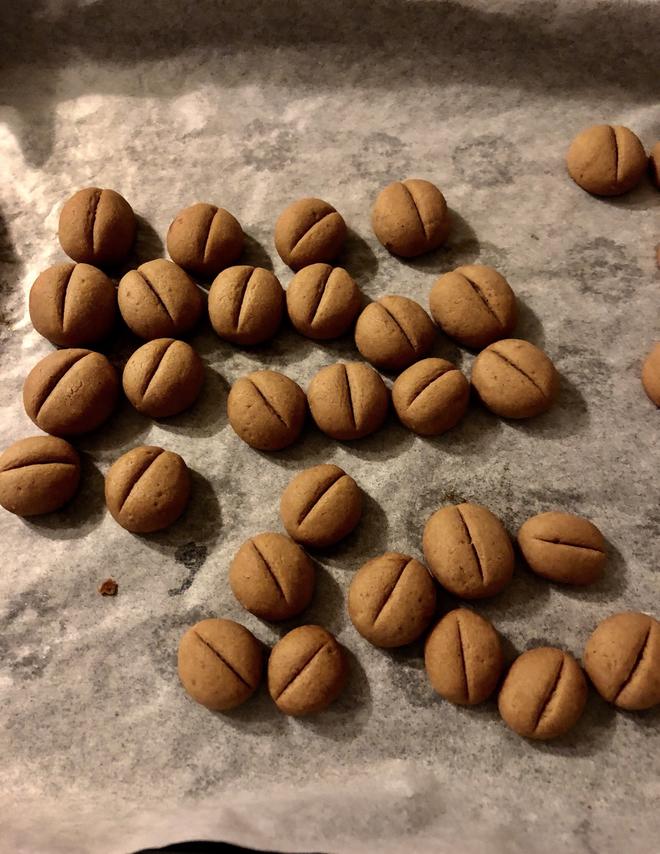 咖啡豆饼干（非速溶版）的做法