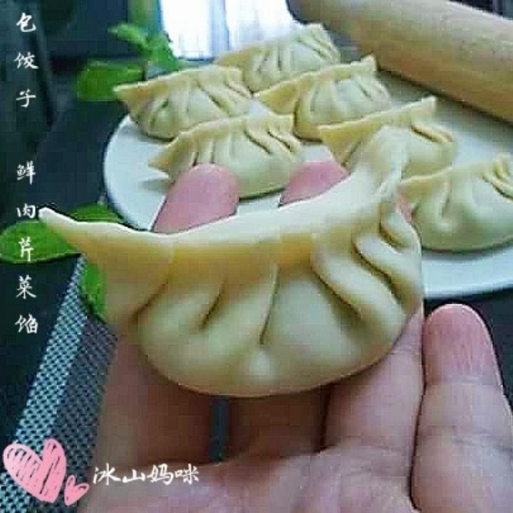 包饺子（鲜肉芹菜馅）