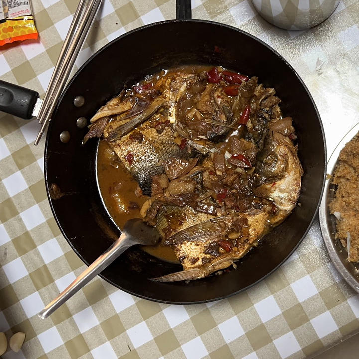 鱼头泡饼 炖鱼头（家庭版旺顺阁）