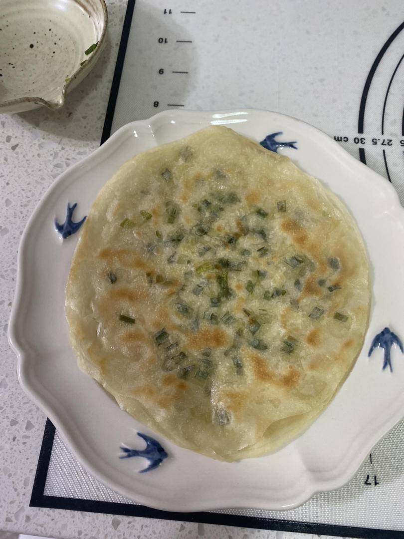 葱油饼（饺子皮 懒人快手版）