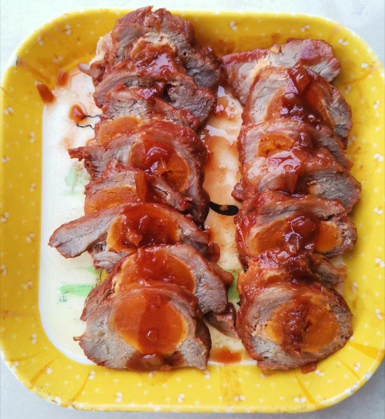 咸蛋黄蜜汁叉烧肉