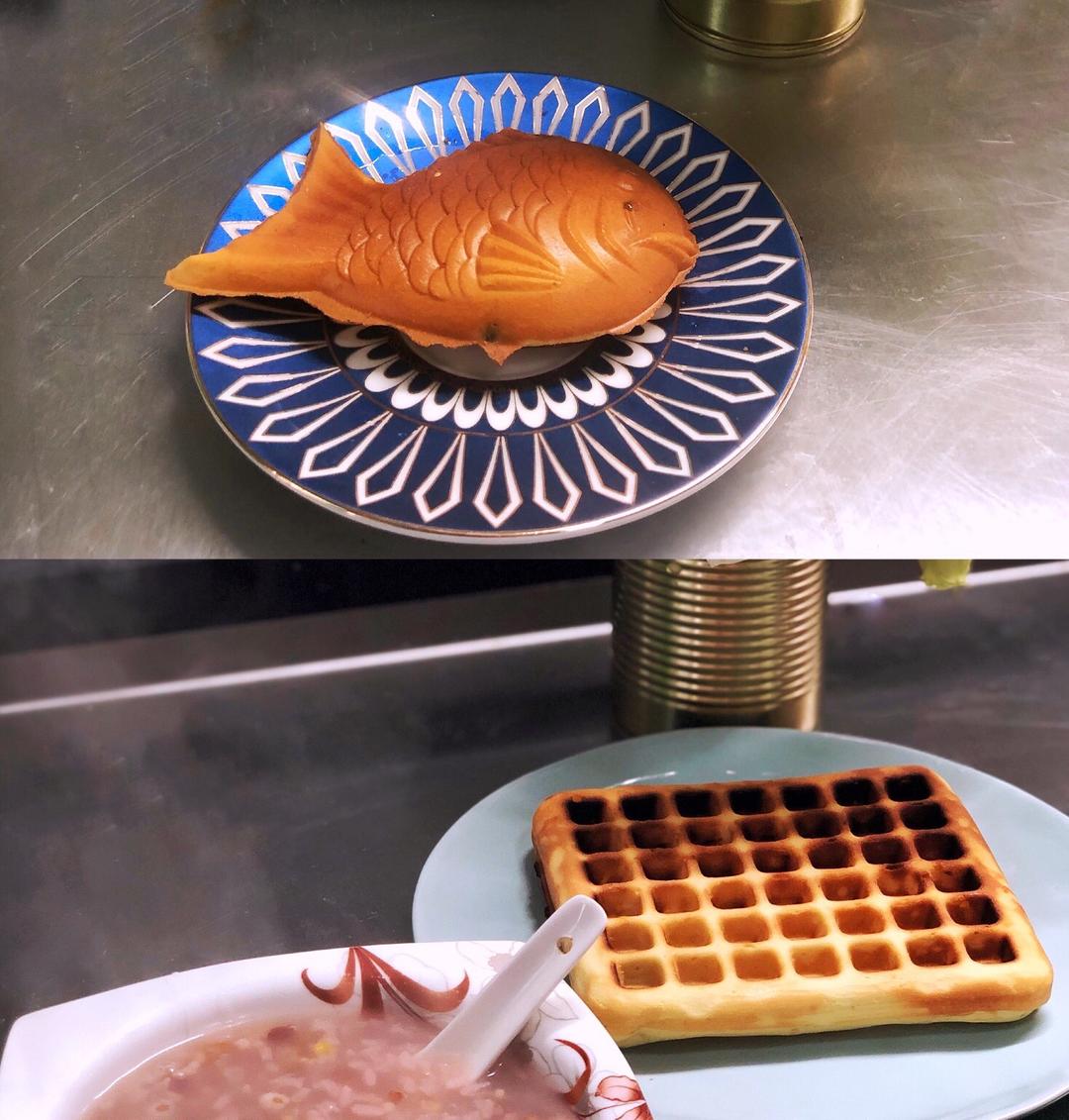 🔥免打发，全程电动打蛋器，快手华夫饼和鲷鱼烧