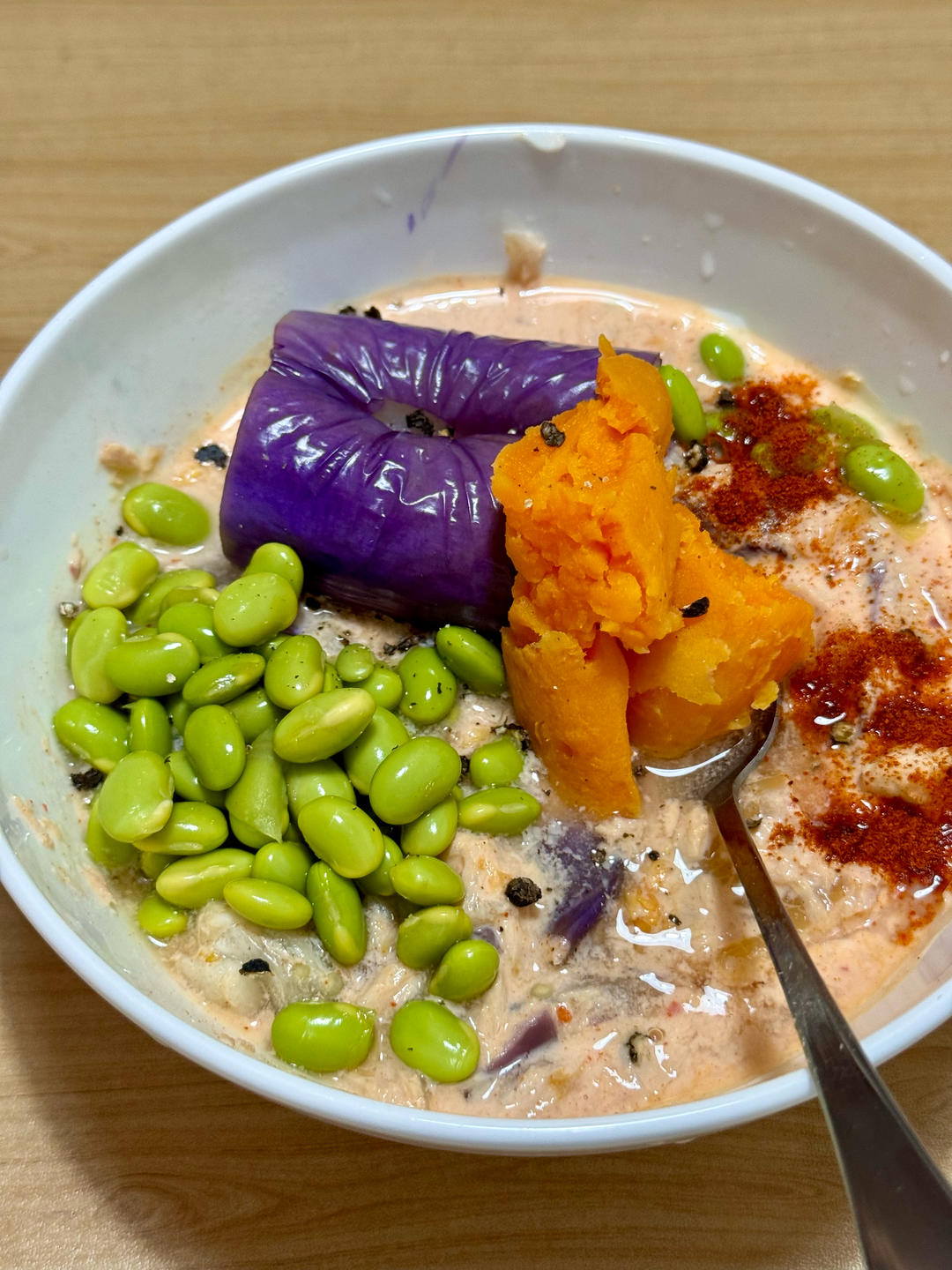 泡菜吞拿鱼（金枪鱼）炒饭—冬天就该来一碗红红火火的炒饭