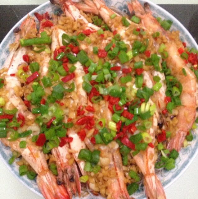 蒜蓉粉丝蒸虾