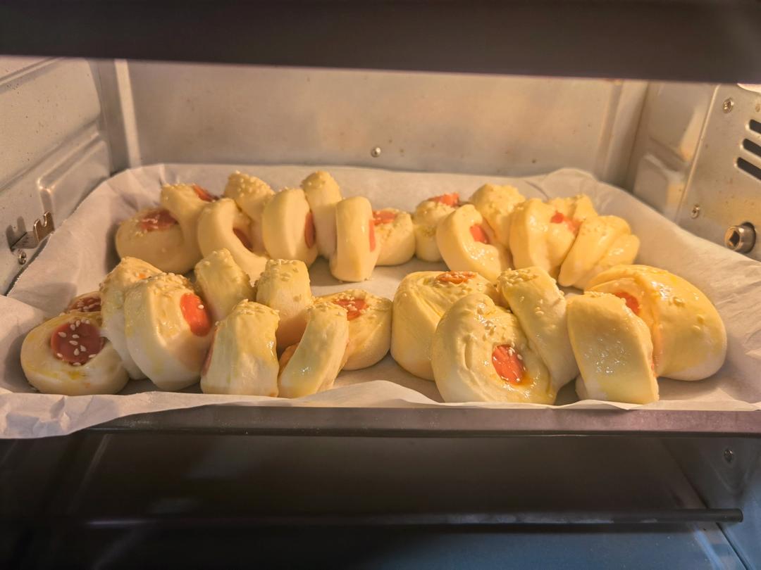 香葱花式火腿面包㊙️深受小朋友喜爱~