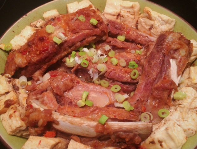 排骨蒸豆腐