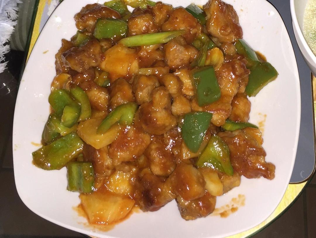 菠萝咕噜肉的做法