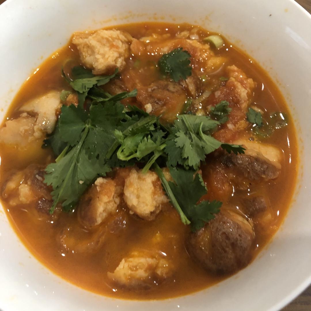 虾丸番茄浓汤（减脂餐）