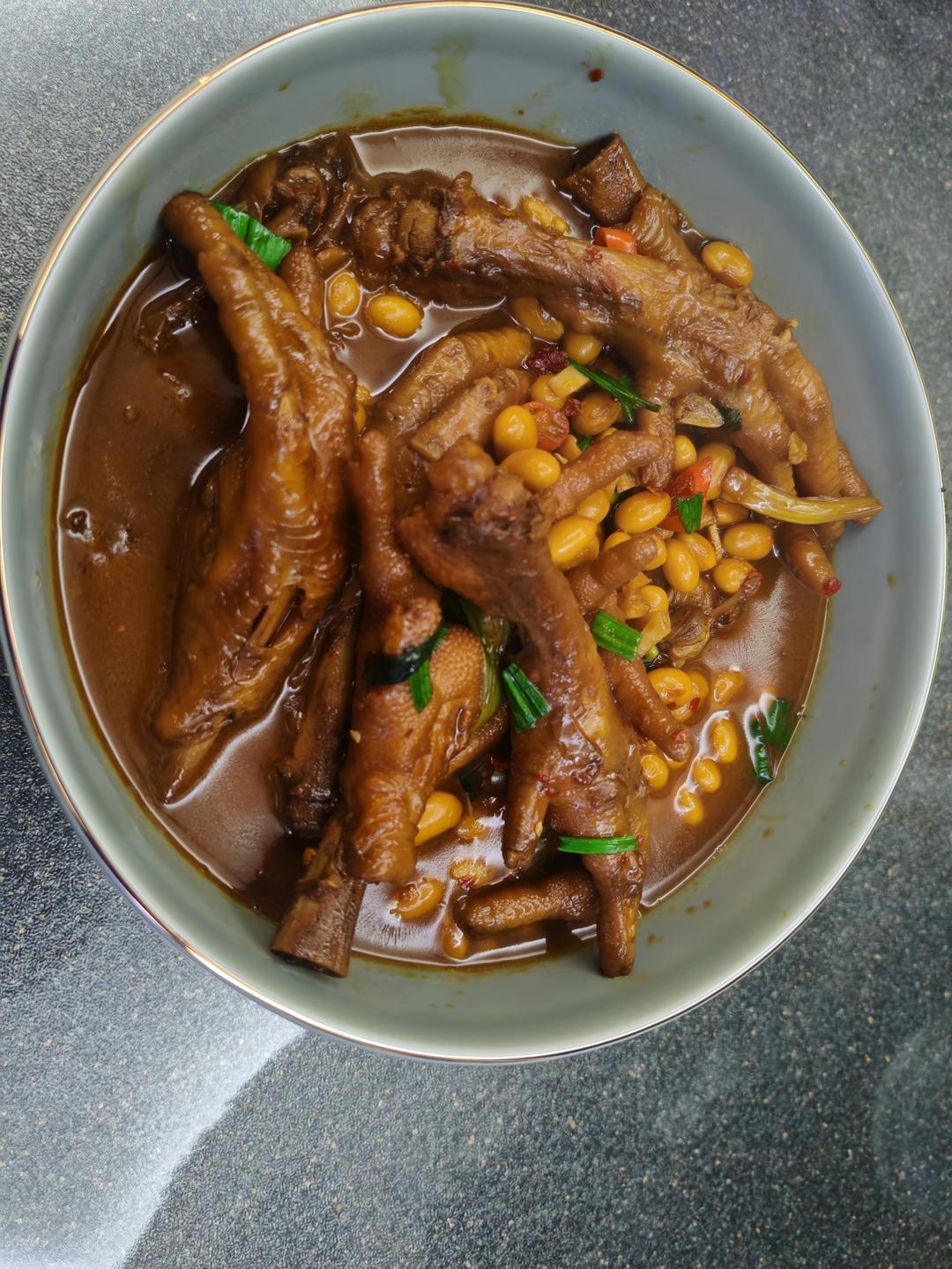 愛辣→黃豆燒雞爪（新手小白詳細教程）