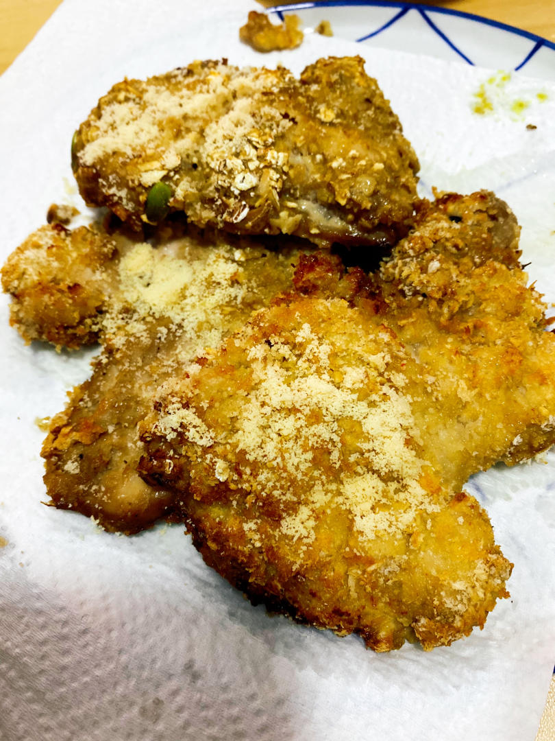 0⃣️油韩式脆皮芝士炸鸡🍗减脂也能大口吃肉