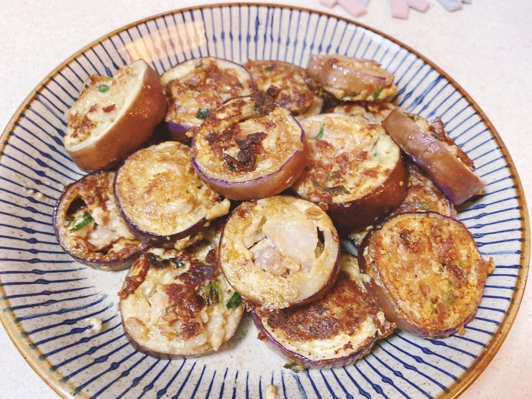 不一样的网红肉沫茄子饼