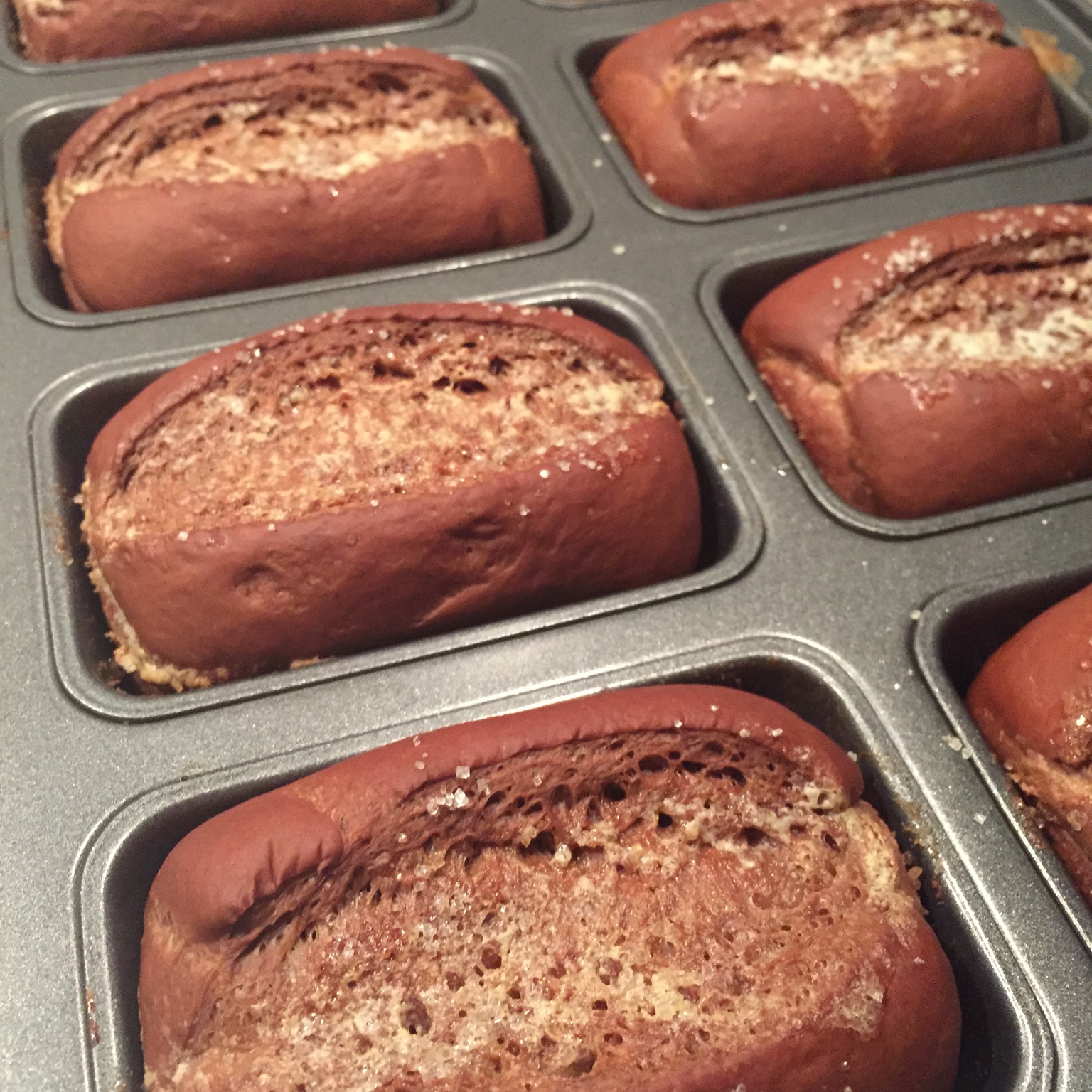 奶油砂糖可可包