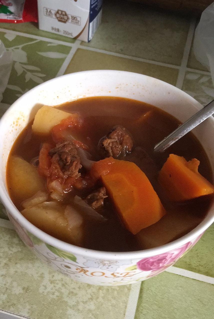 土豆炖牛肉