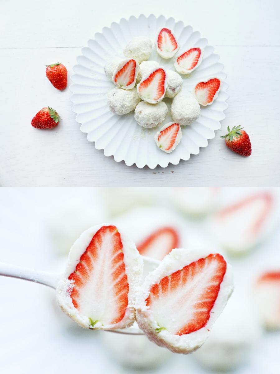 ㊙️不用糯米粉的草莓大福❗️无糖无油‼️小白零失败