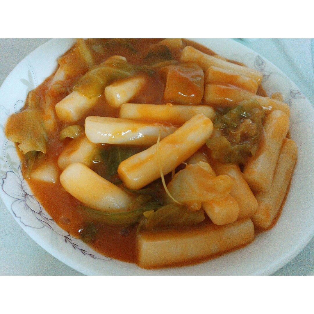 韩式辣炒年糕