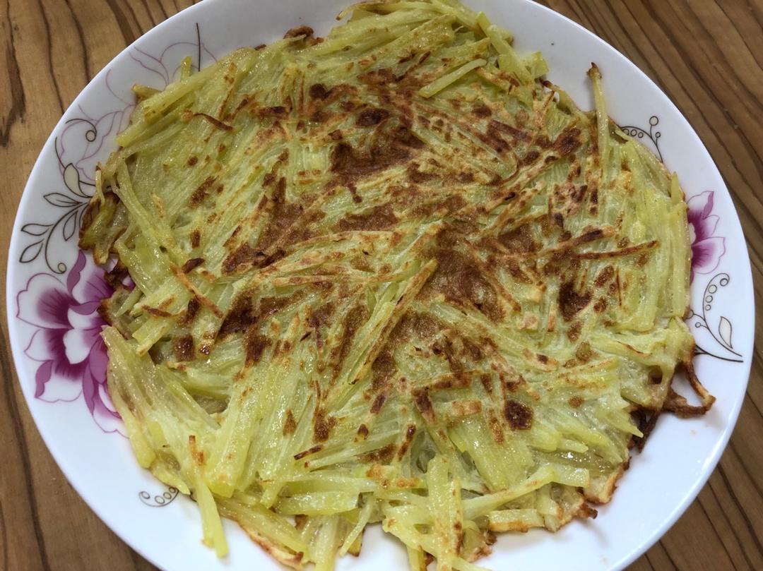 土豆丝鸡蛋饼