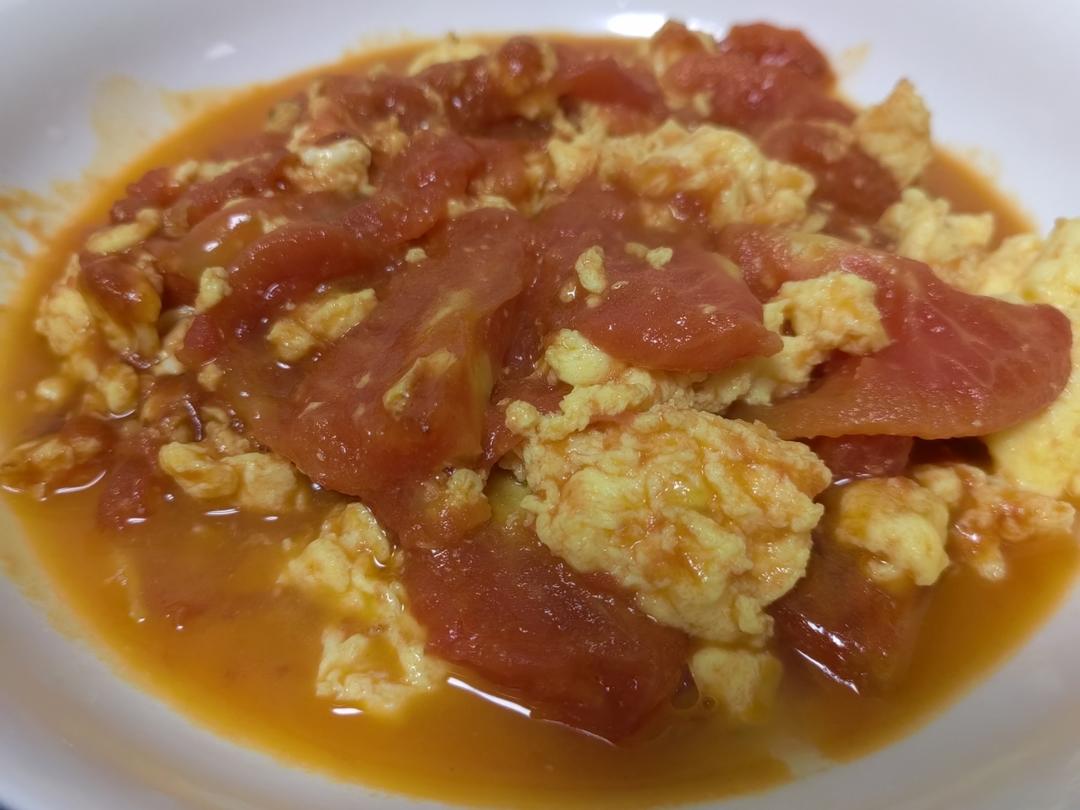 超嫩滑的番茄炒蛋