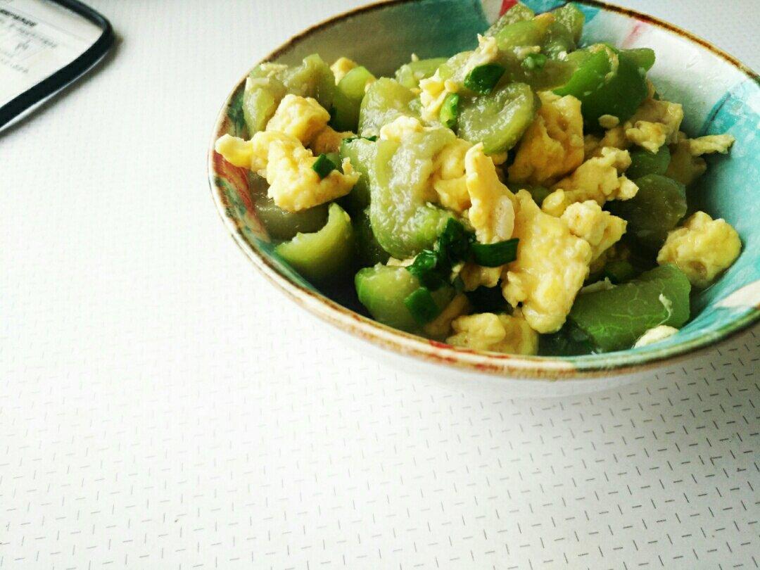 丝瓜炒蛋