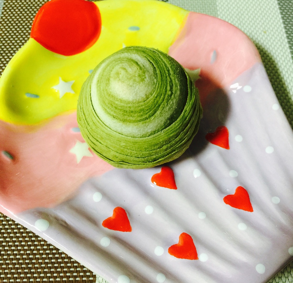 蛋黄酥~紫薯、抹茶、原味~花好月圆，中秋快乐~内附一次做六色蛋黄酥方法~