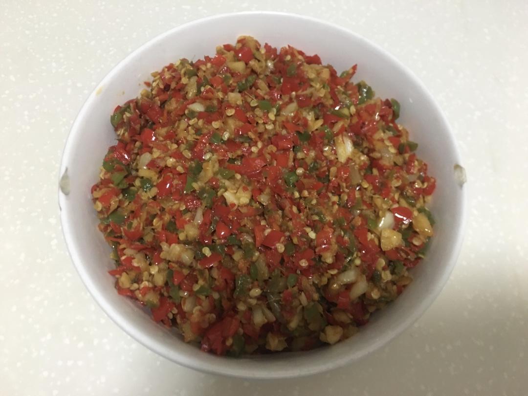 蒜蓉辣椒酱（家庭版）