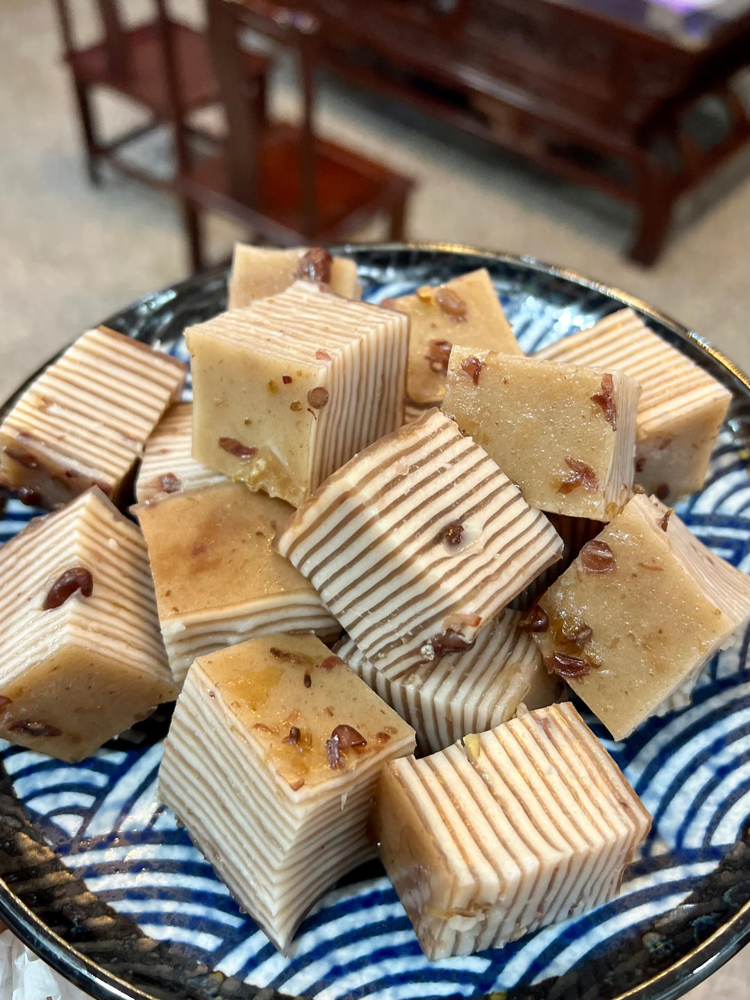 彩虹千层马蹄糕