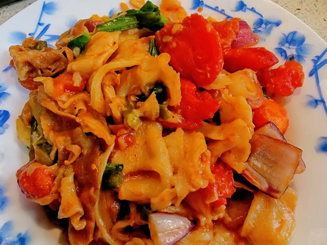 新疆炒面片（丰富配菜！）