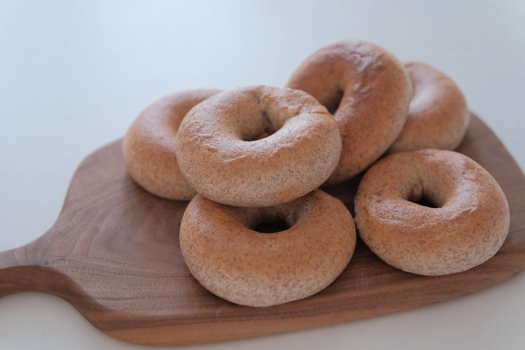 全麦贝果，低糖无油