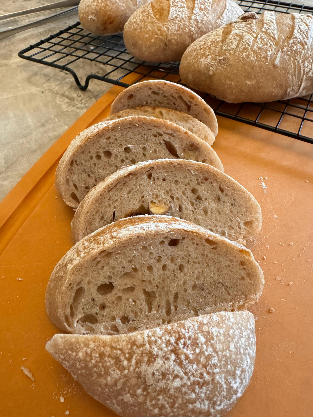 核桃蔓越莓全麦软欧包