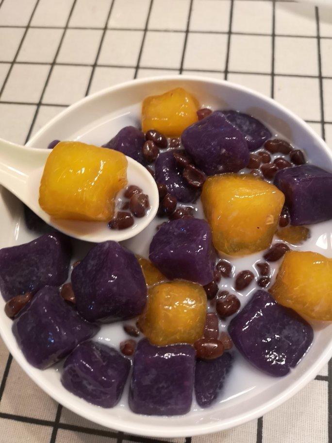 满足你的偷学欲望，“鲜芋仙”的三色芋圆在家也能轻松搞定！——三色芋圆