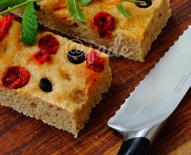 全麦油封虾佛卡夏的做法