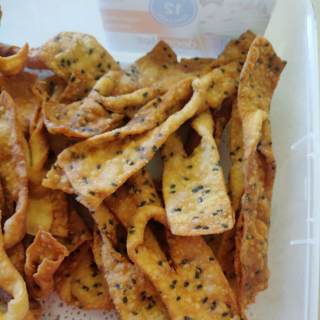 【椒香芝麻麻叶】酥脆味美的网红小零食