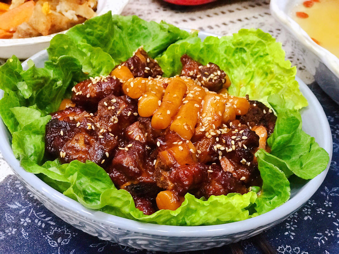 年年高升——甜辣年糕排骨