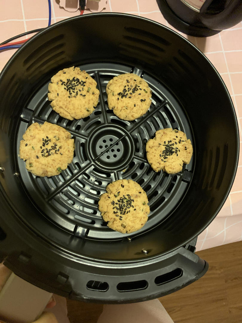 生酮中式点心葱香桃酥