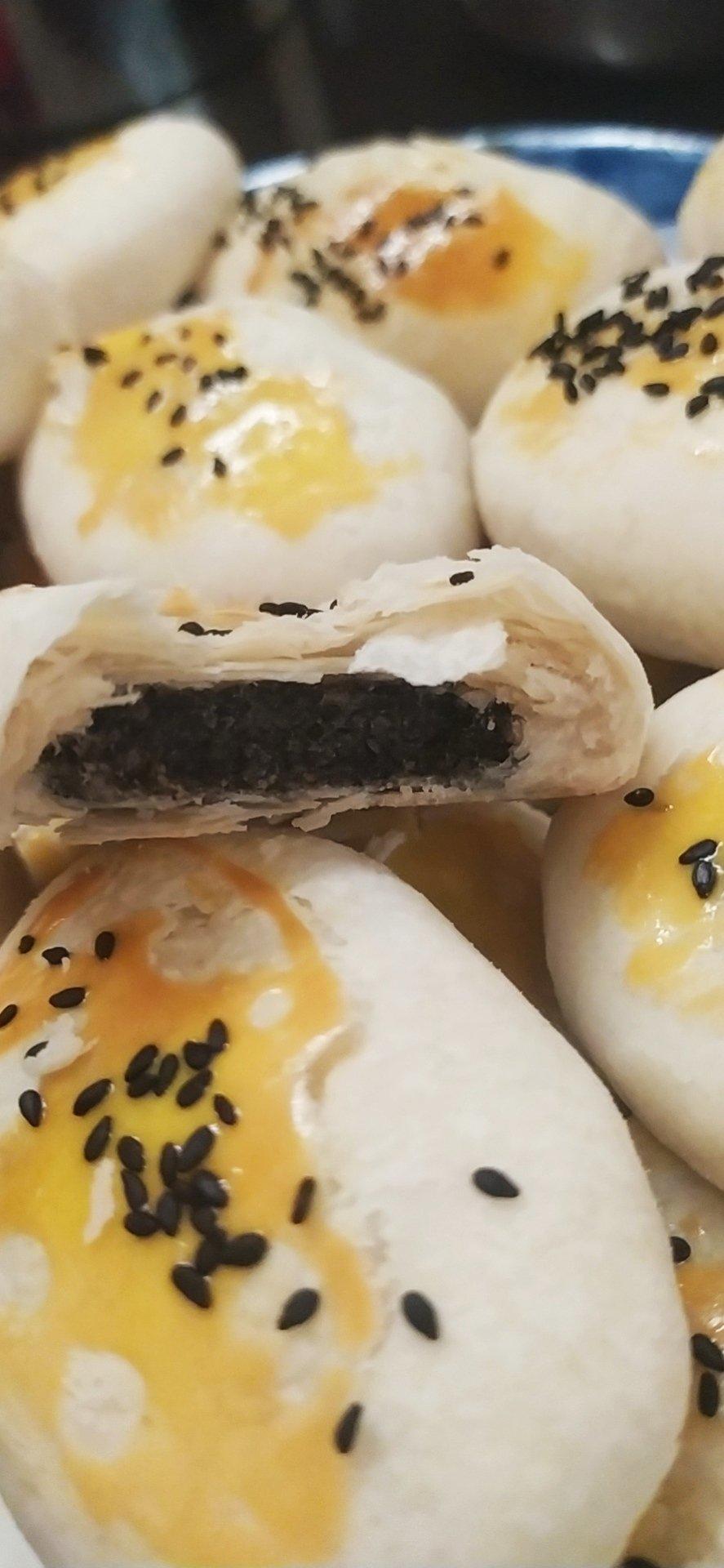 芝麻椒盐牛舌饼（北京小吃）