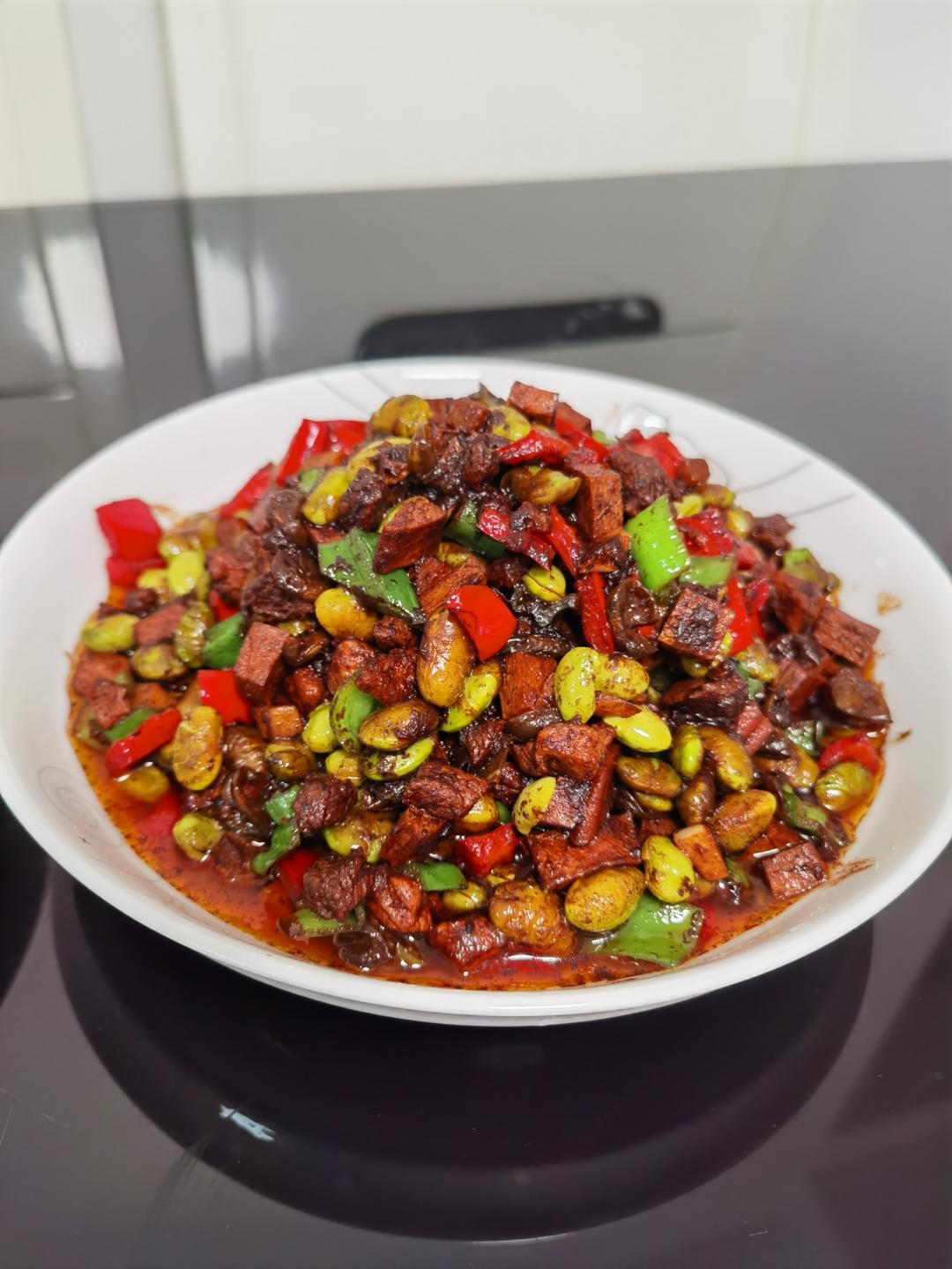 毛豆杂酱