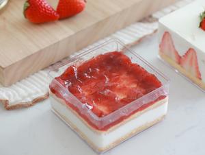 冬日限定甜品🍰草莓盒子蛋糕&草莓鲜牛乳的做法 步骤19