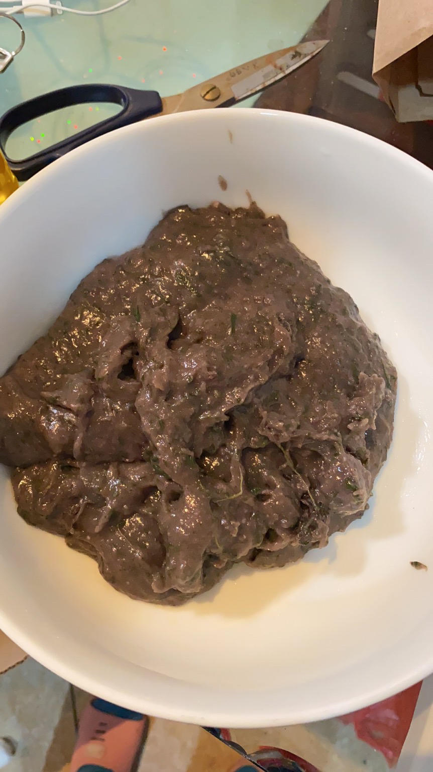 艾草青团的古法制作