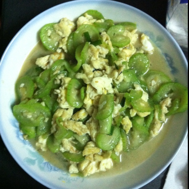 丝瓜炒蛋