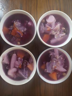 冰雪紫芋甜汤的做法 步骤6