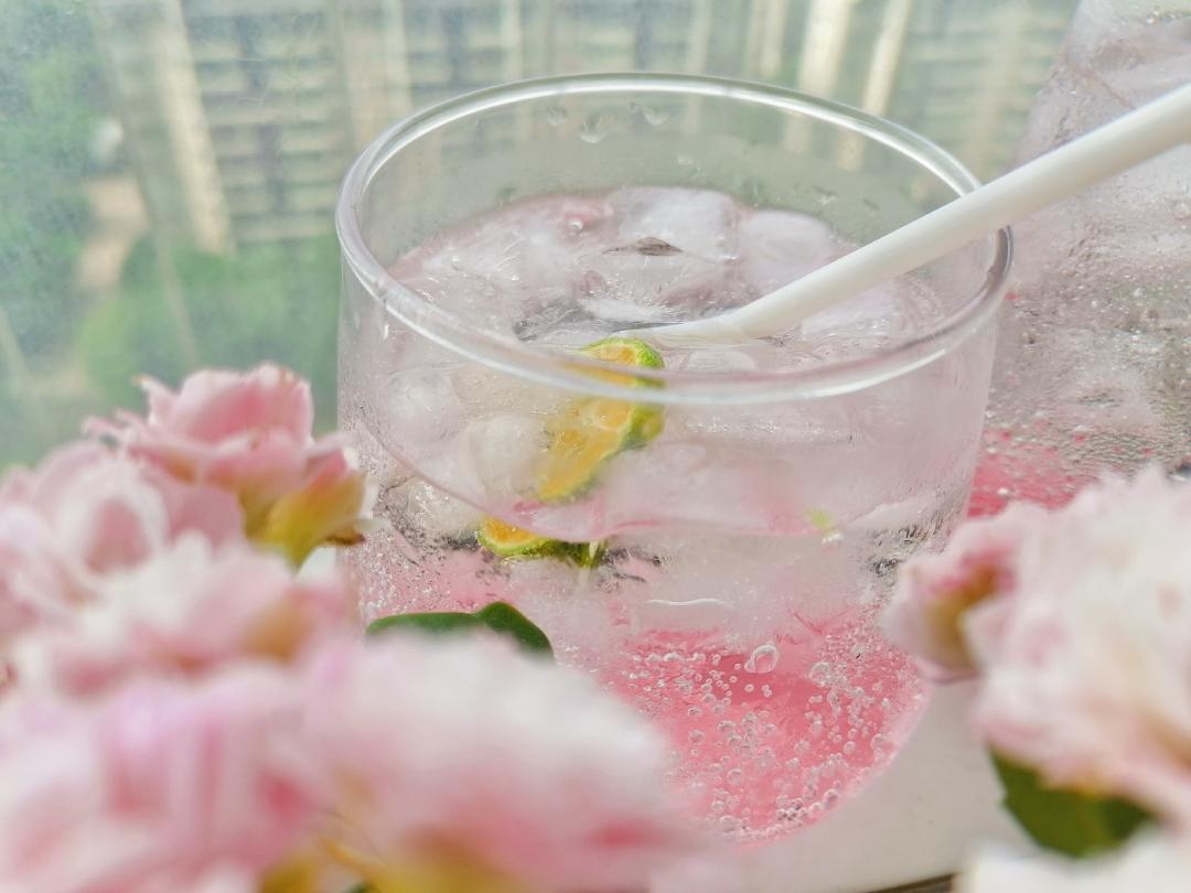 简单夏日樱花气泡水🍧