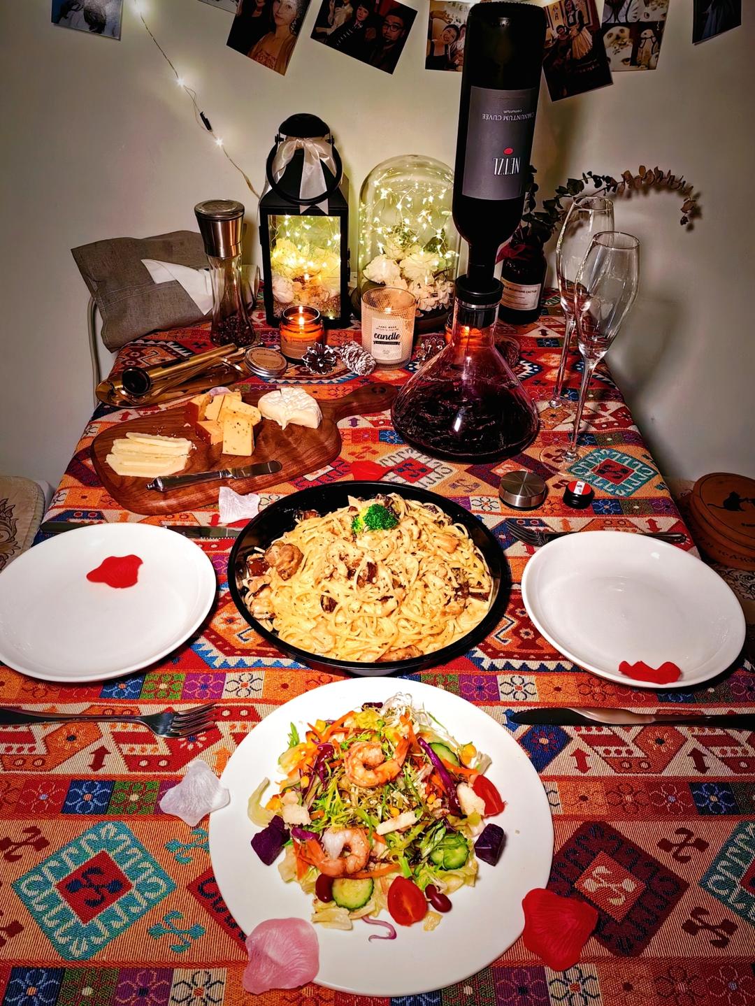 简单快手高端大气兼美味的烟熏三文鱼奶油蛋意面smoked salmon carbonara