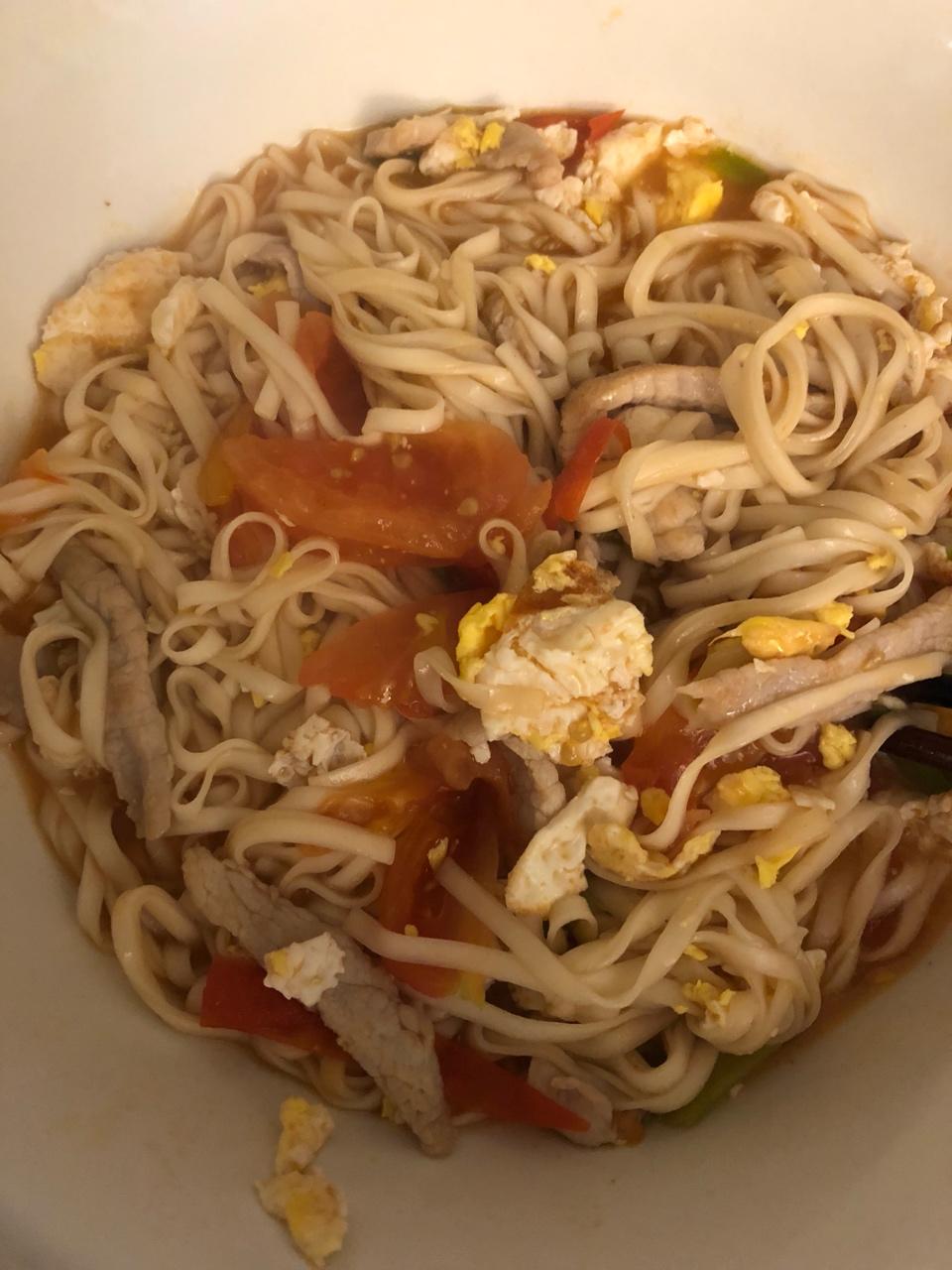 超级好吃的西红柿汤面