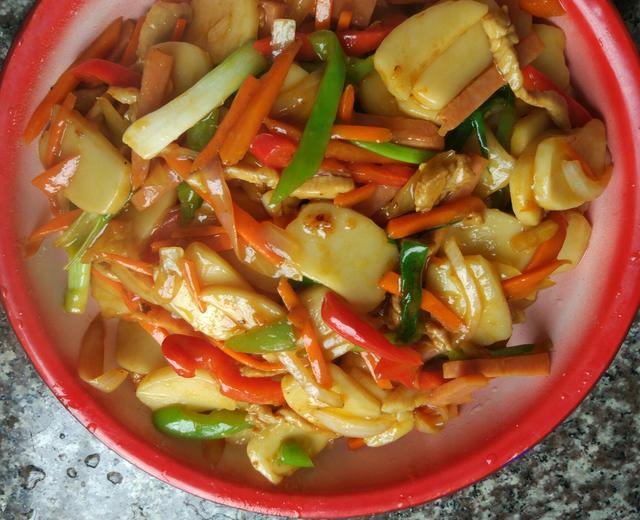 家常炒年糕的做法