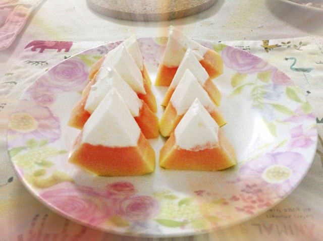 木瓜椰奶冻