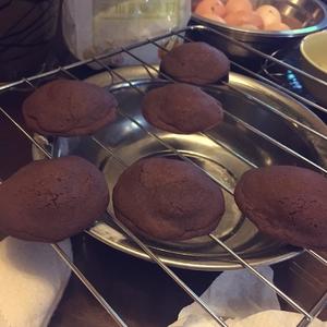 巧克力榛果酱心软饼的做法 步骤4