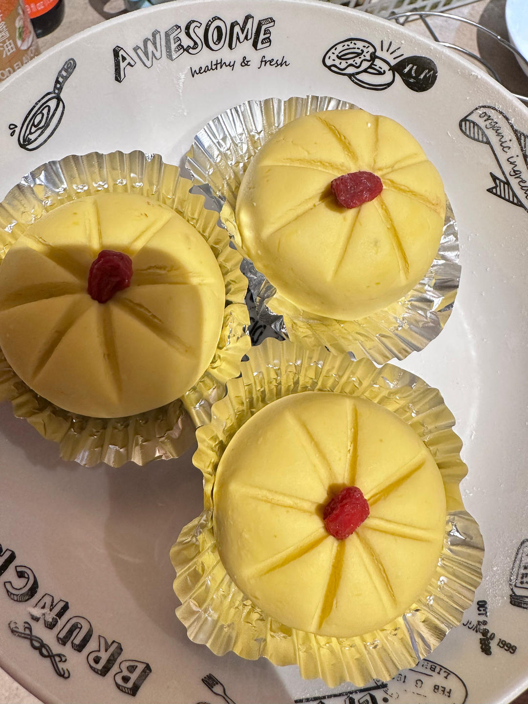 用南瓜做的南瓜豆沙包