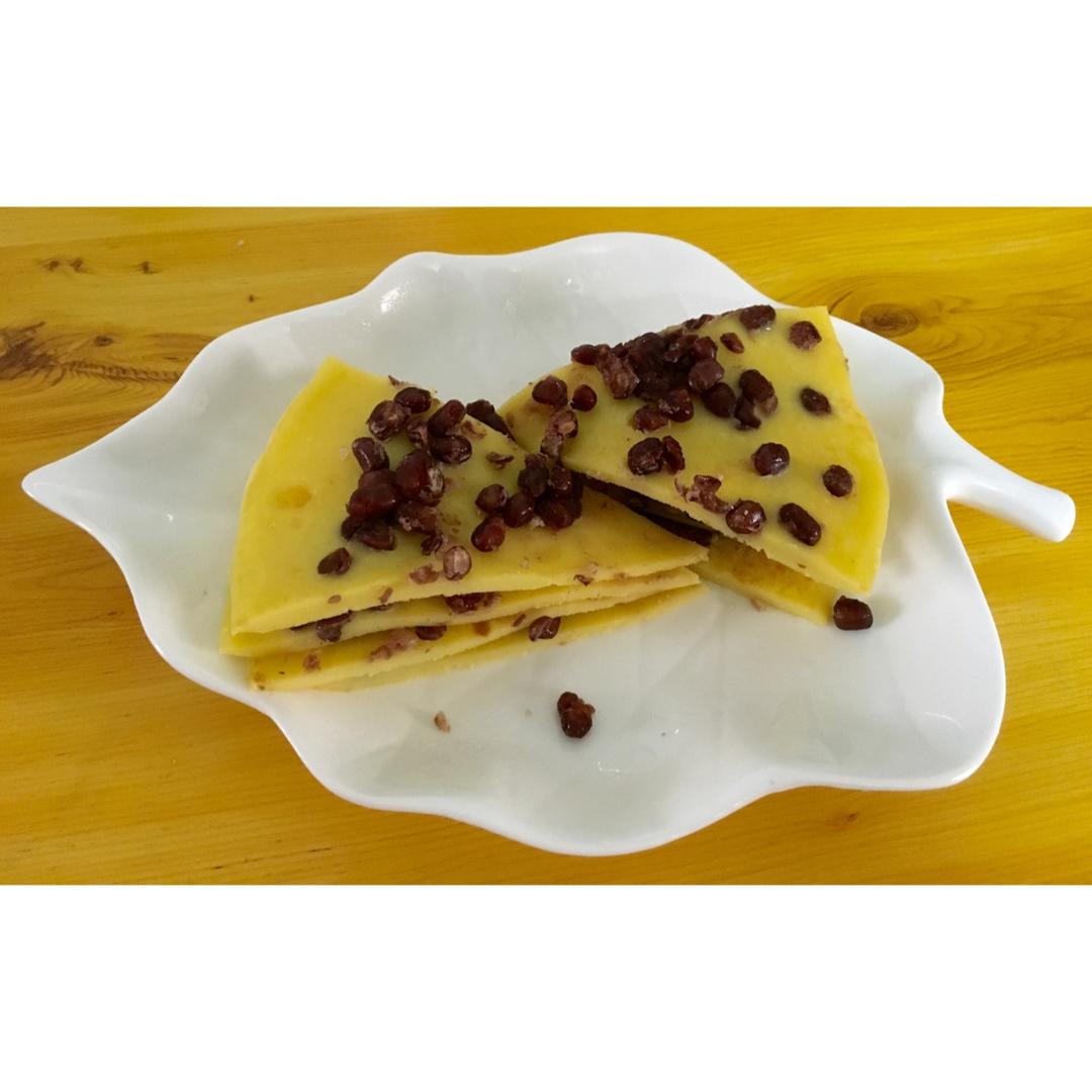 牛奶蜜豆小煎饼
