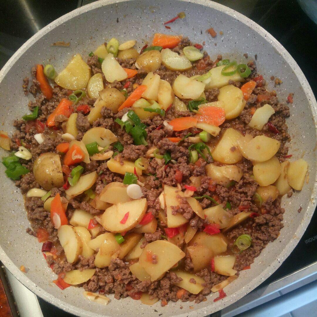 酸辣番茄牛肉末